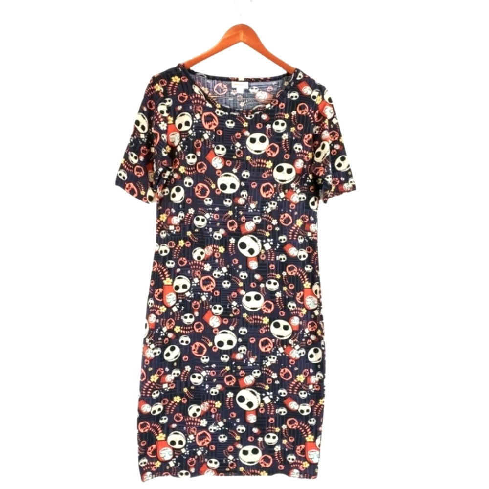 Jack Skellington Nightmare Before Christmas Disney Lularoe Dress Halloween